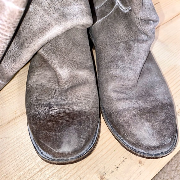 Frye gray leather riding boots - Picture 10 of 10